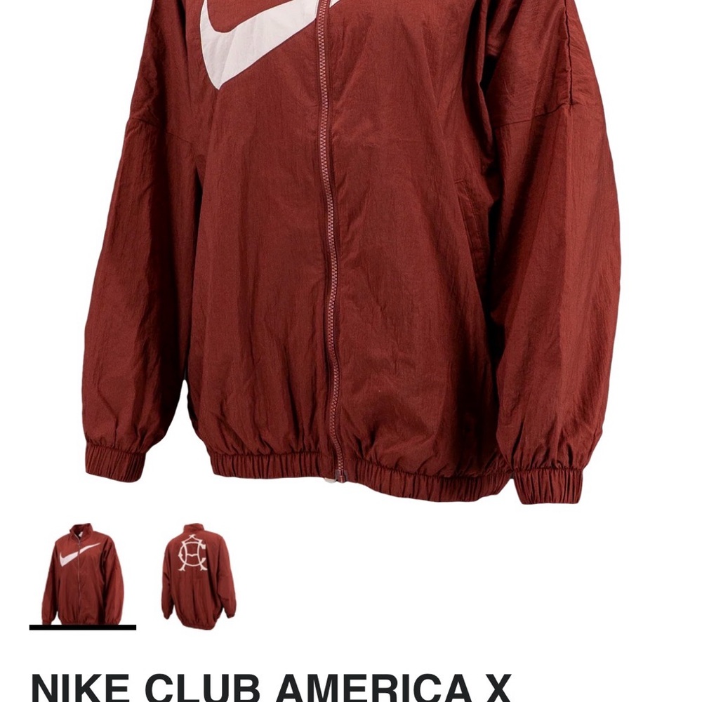 Nike Men's Burgundy Windbreaker